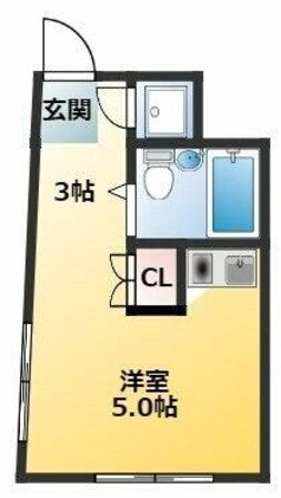 コーポ三和の物件間取画像